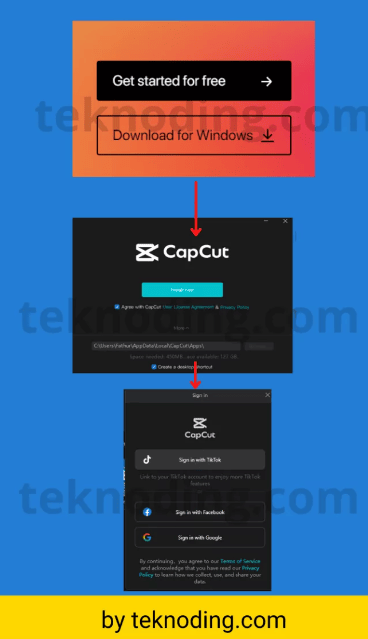 how to download capcut for pc