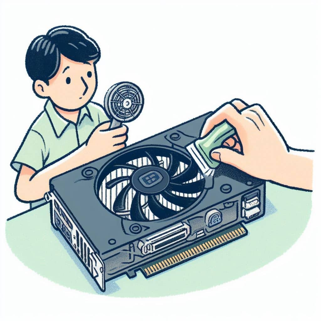how to fix graphics card fan not spinning