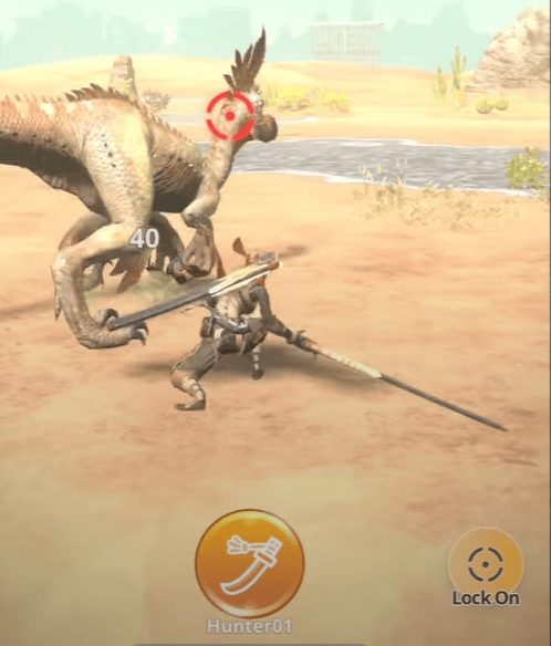 how to use lock on in monster hunter now
