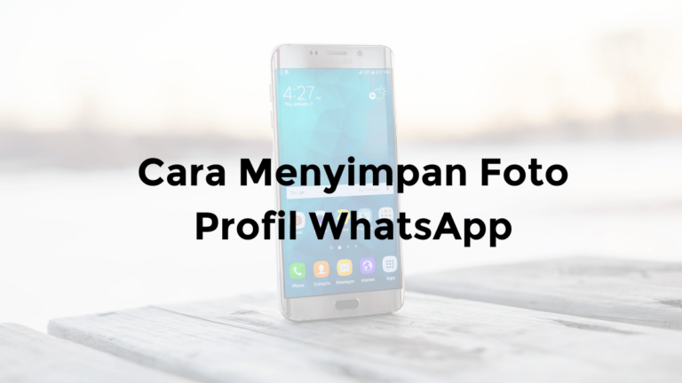 cara download profile whatsapp save pp