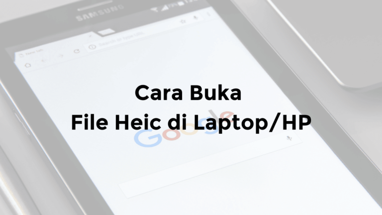 cara membuka file heic di laptop