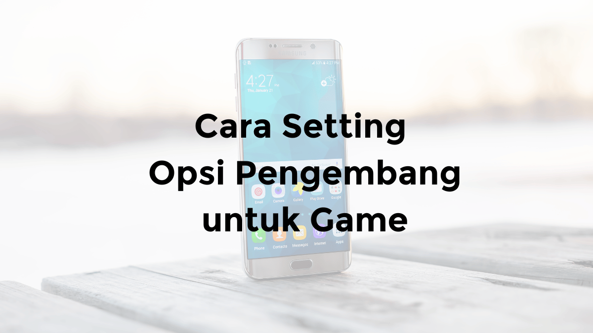 cara setting opsi pengembang untuk game