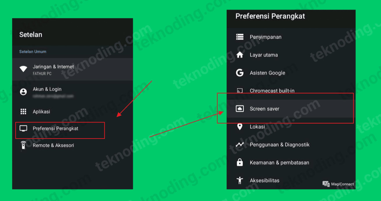 cara setting timer tv tcl android