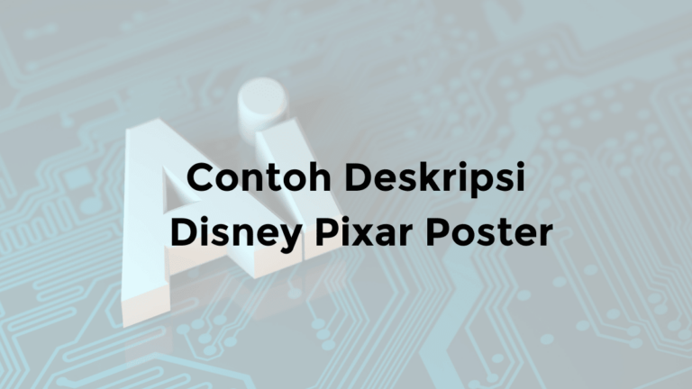 contoh deskripsi disney pixar 3d bing image creator