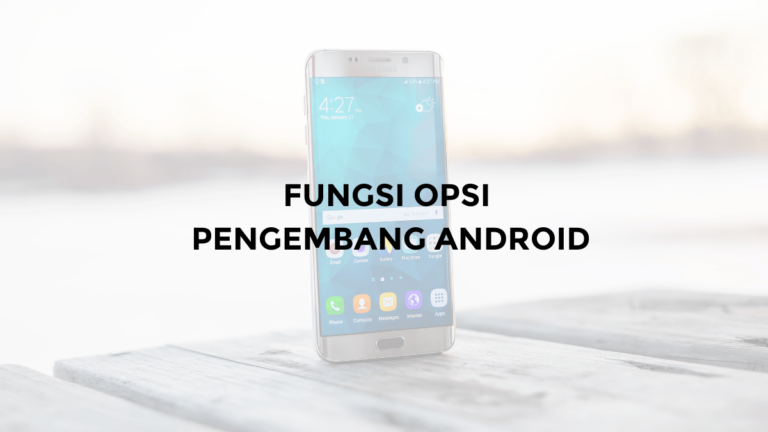 fungsi opsi pengembang android