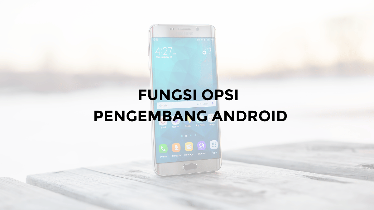 fungsi opsi pengembang android