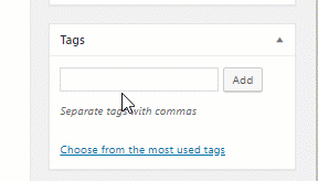 cara menambahkan add tag di wordpress