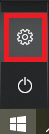 Icon tombol Windows 10 Settings 