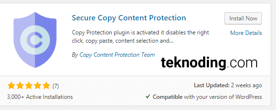 plugin secure copy content protection wordpress