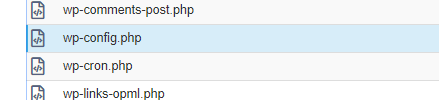 wp-config.php file manager cpanel ftp wordpress