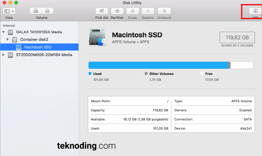 Disk Utility Mac OS X macbook imac