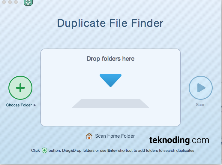 Drop drag pilih select folder duplicate file finder mac os x