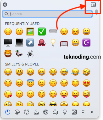 jendela emoji emoticon sticker bar window mac osx macbook imac apple