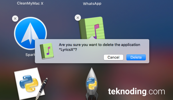 Cara Menghapus Aplikasi Mac OS lewat Launchpad