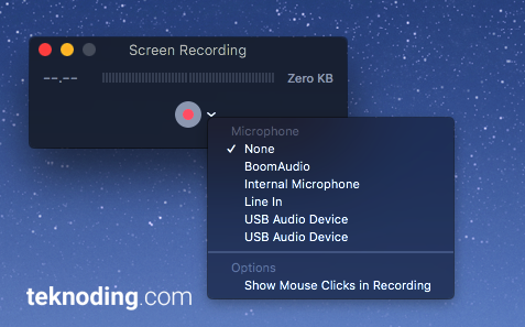 quicktime player screen recorder recording mac os x