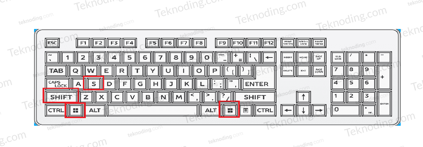 cara screenshot lewat shortcut keyboard