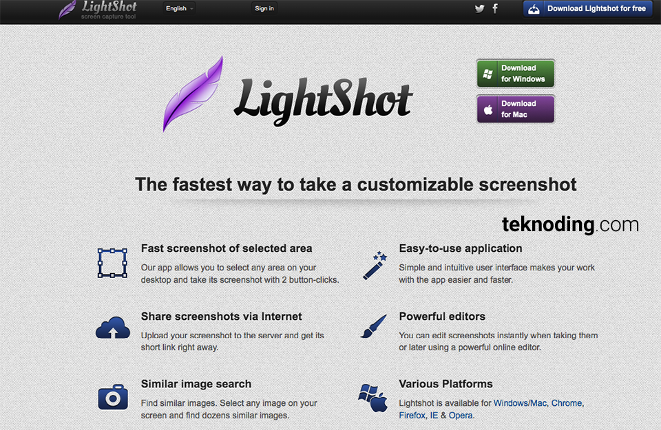 cara screenshot pc windows lewat lightshot