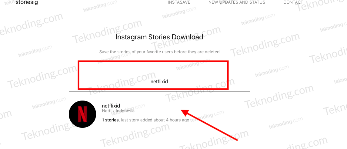 cara download story instagram tanpa aplikasi online