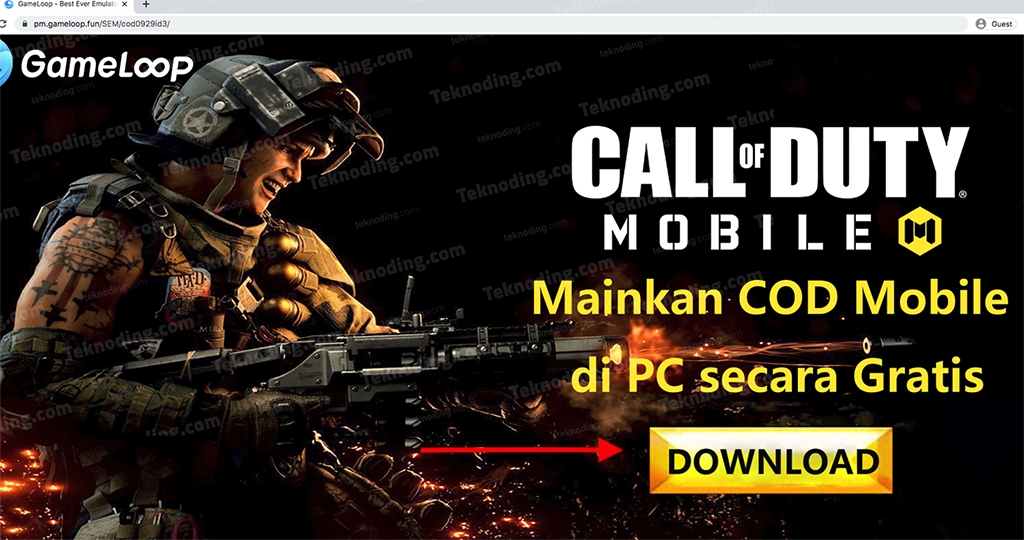 download game call of duty mobile garena pc