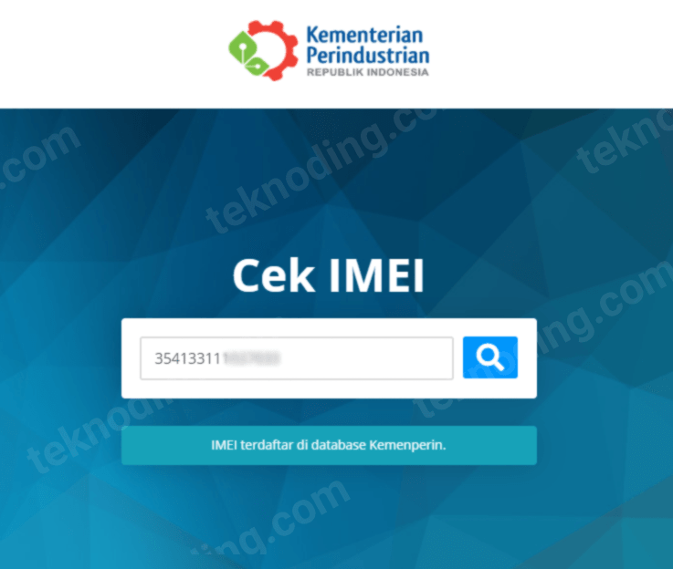 cara cek imei terdaftar atau tidak di indonesia