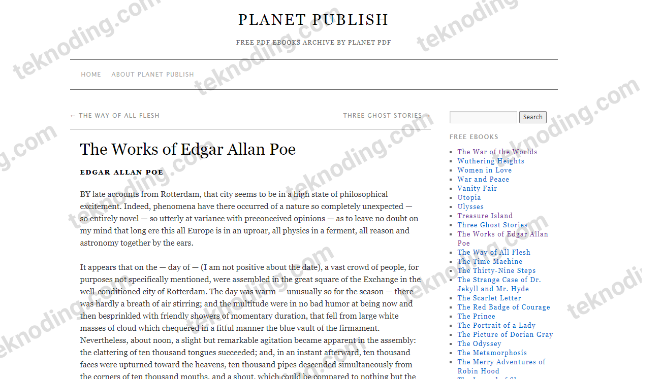 free ebook novel buku fiksi planetpublish
