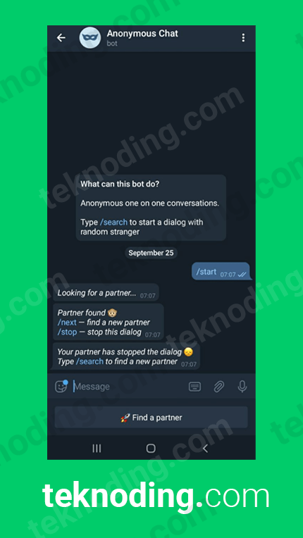 √ 5+ Cara Menggunakan Anonymous Chat Telegram (2022)