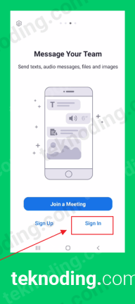 cara membuat link zoom meeting di hp