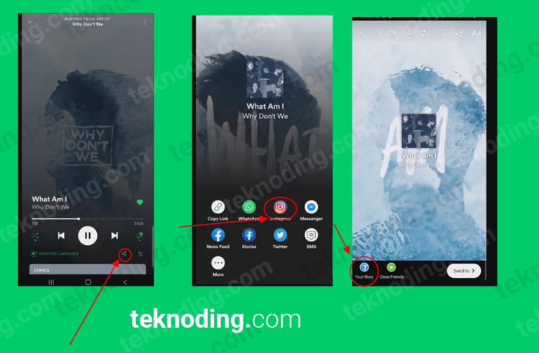 √ 5+ Cara Share Spotify Ke IG Story dengan Suara di Android
