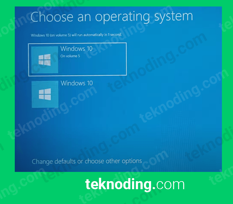 choose an operating system windows 10
