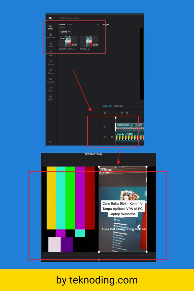 Menggabungkan Video Tanpa Aplikasi di Laptop/PC dengan CapCut
