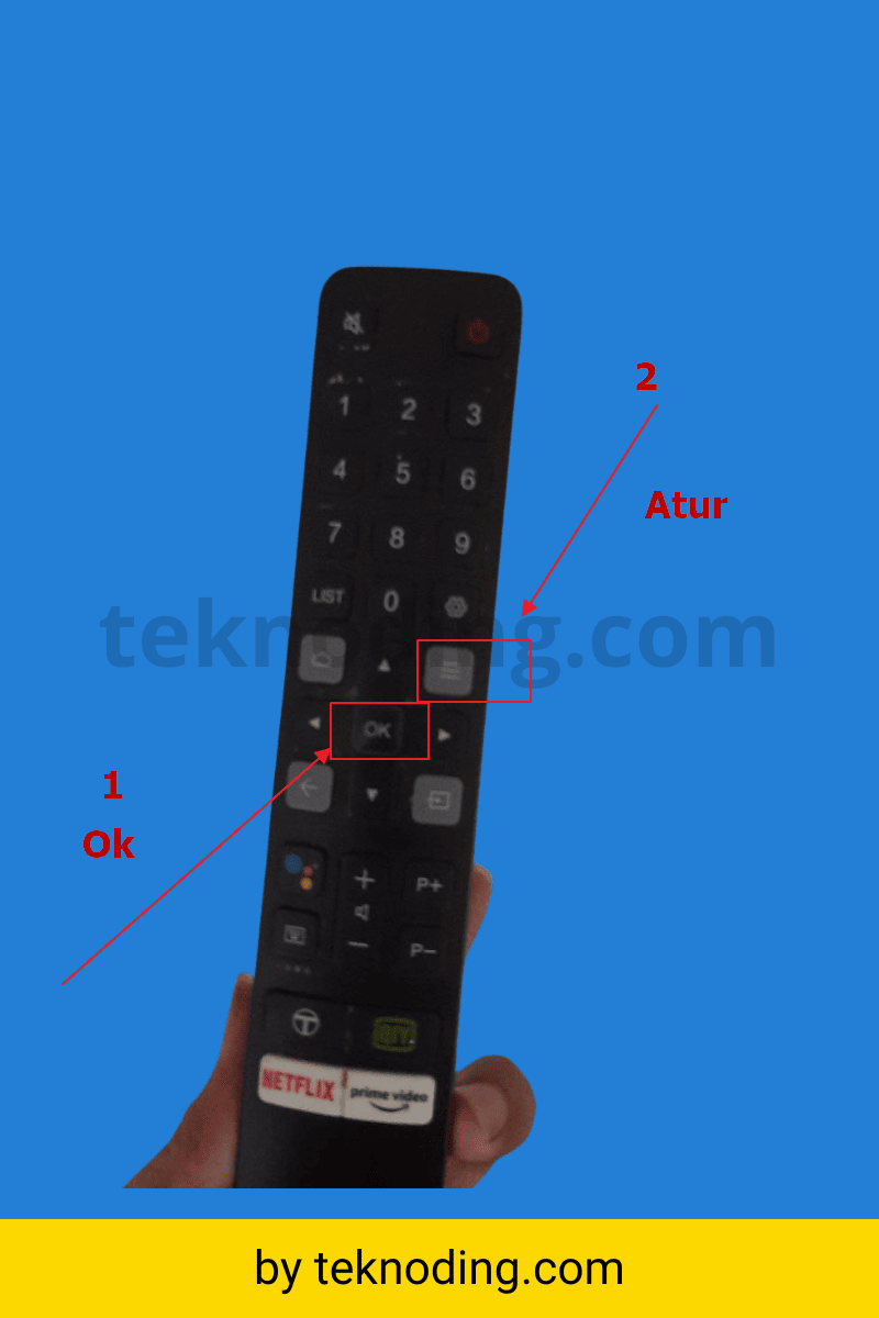 cara mengurutkan chanel remote tv tcl android 32a7