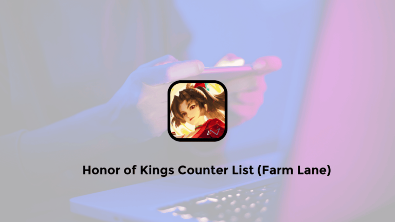 counter heroes honor of kings marksman farm lane