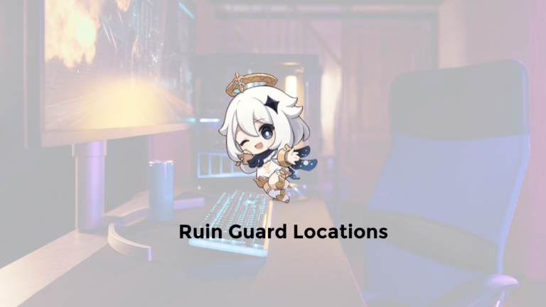 genshin impact ruin guard location or mondstadt bounty ruin guard location
