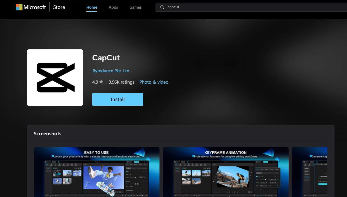 how to download capcut on pc windows 11 10