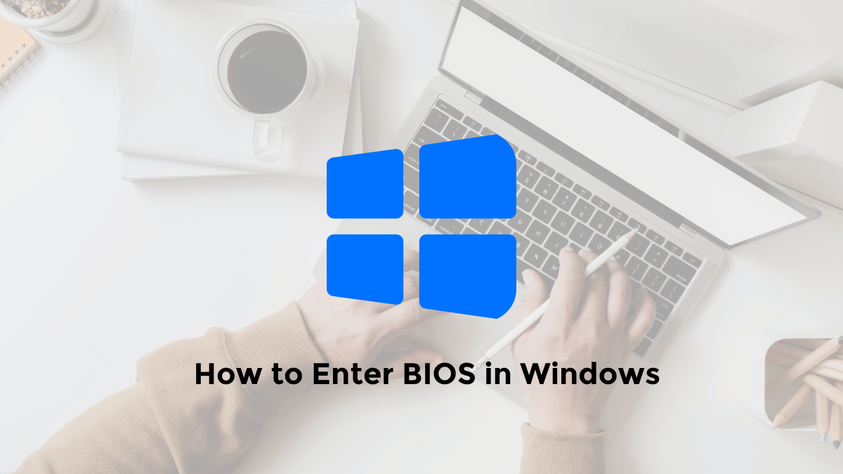 how to enter bios from desktop windows 11 10