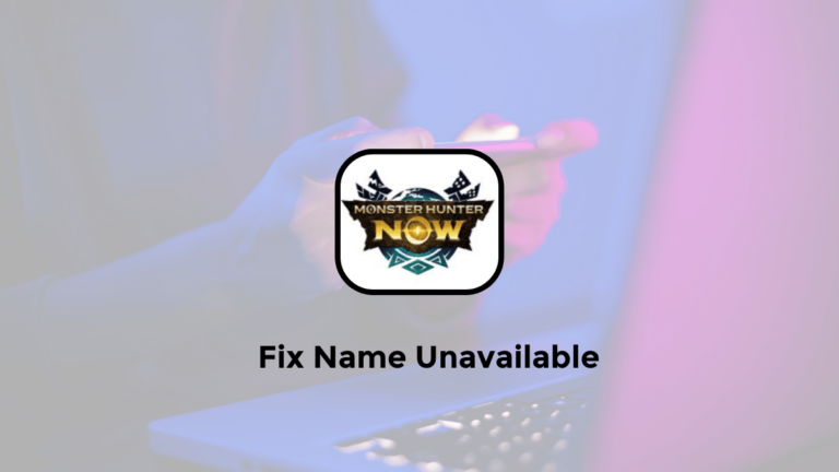 monster hunter now name unavailable fix error