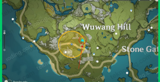the chi of guyun genshin impact quest second statue location