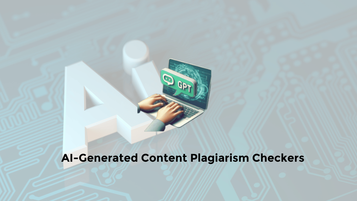 website ai generated content plagiarism checker list